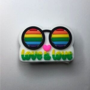 5/$10 Love is love crocs shoe charm